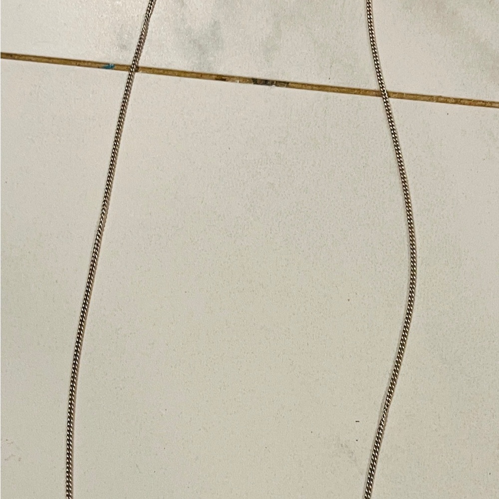 Pandora Curb Silver Chain Necklace